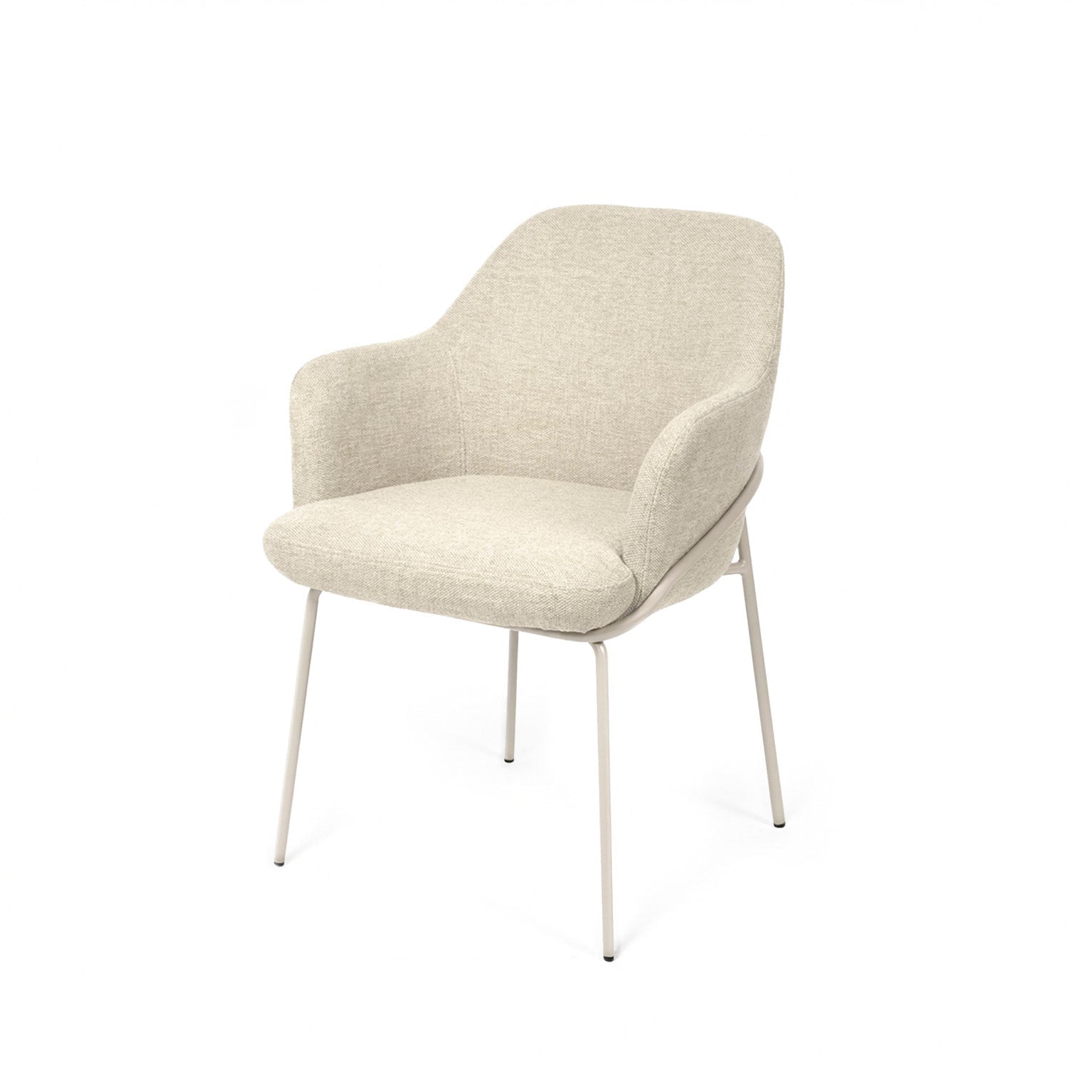 Silla Abigail Pata Beige Beige