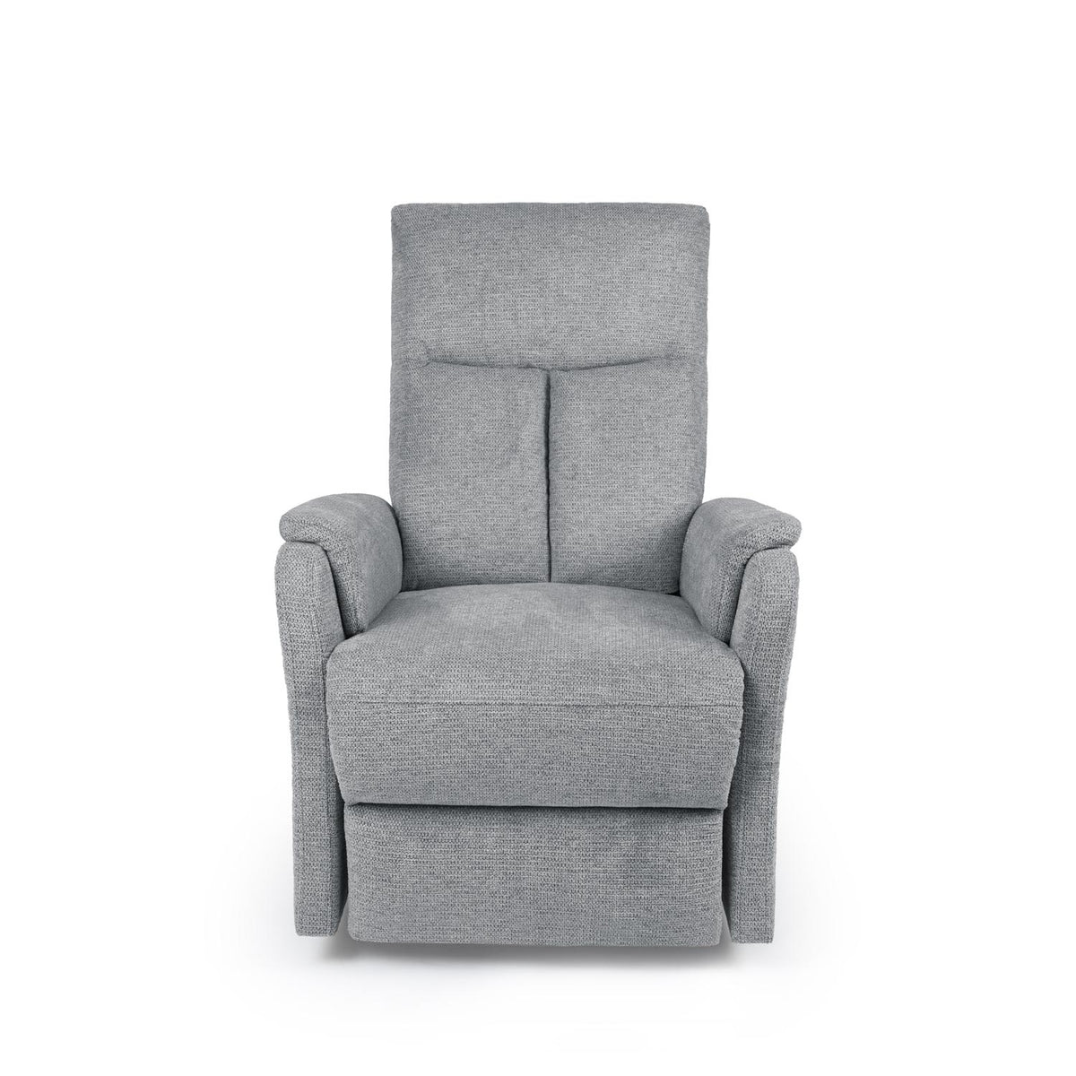 Sillón relax Kasumi gris claro con elevador