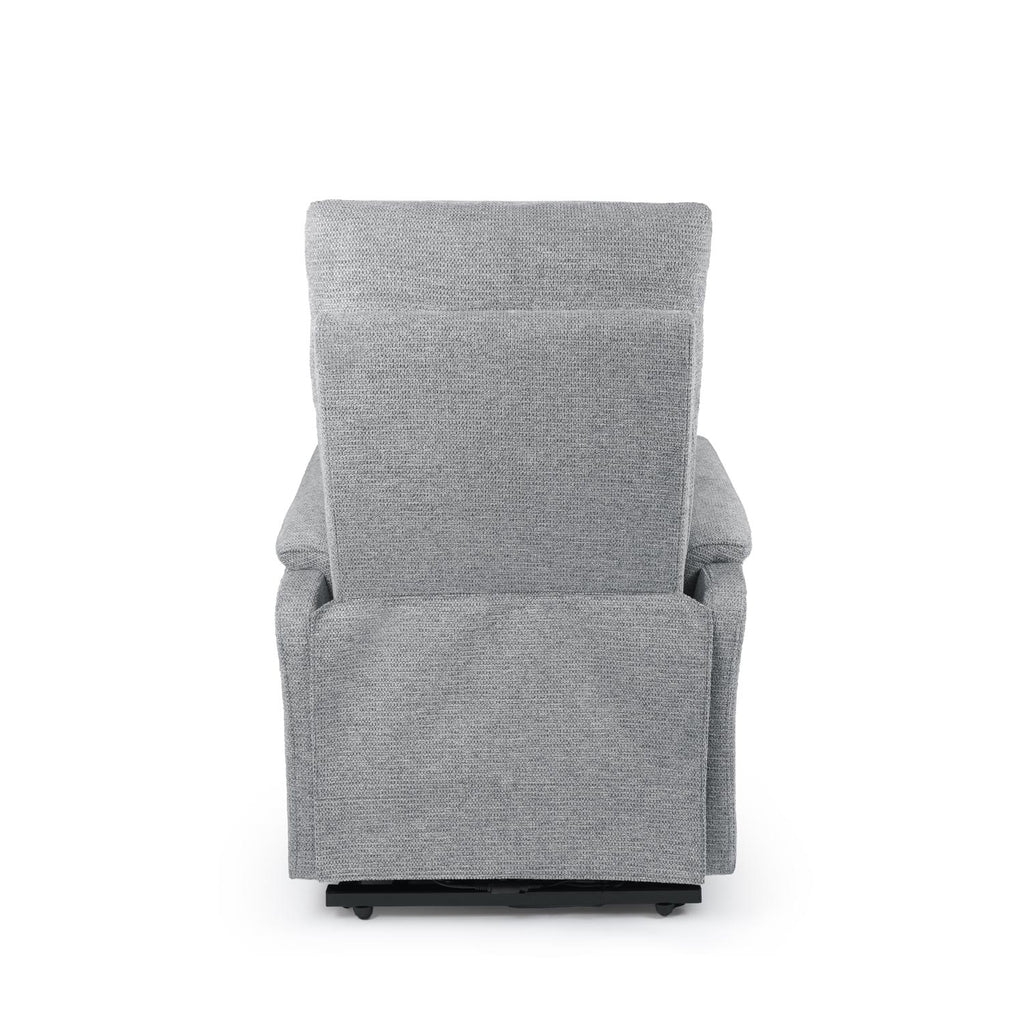 Sillón relax Kasumi gris claro con elevador