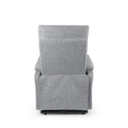 Sillón relax Kasumi gris claro con elevador