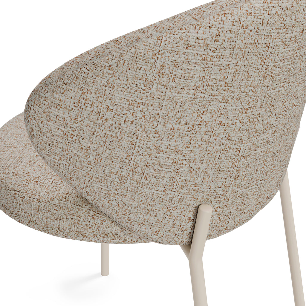 Silla Lisbet Pata Beige Beige