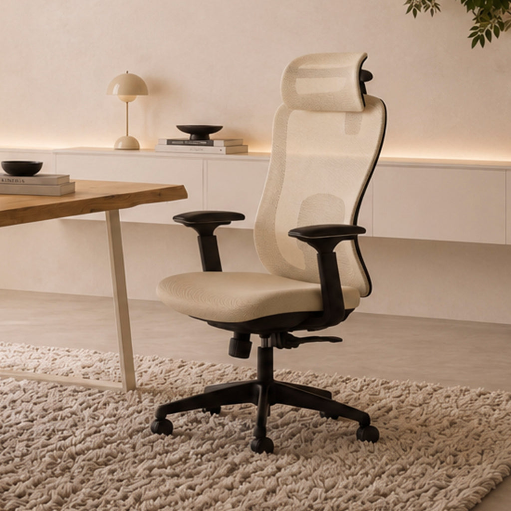 Silla de Oficina Pardue - Beige