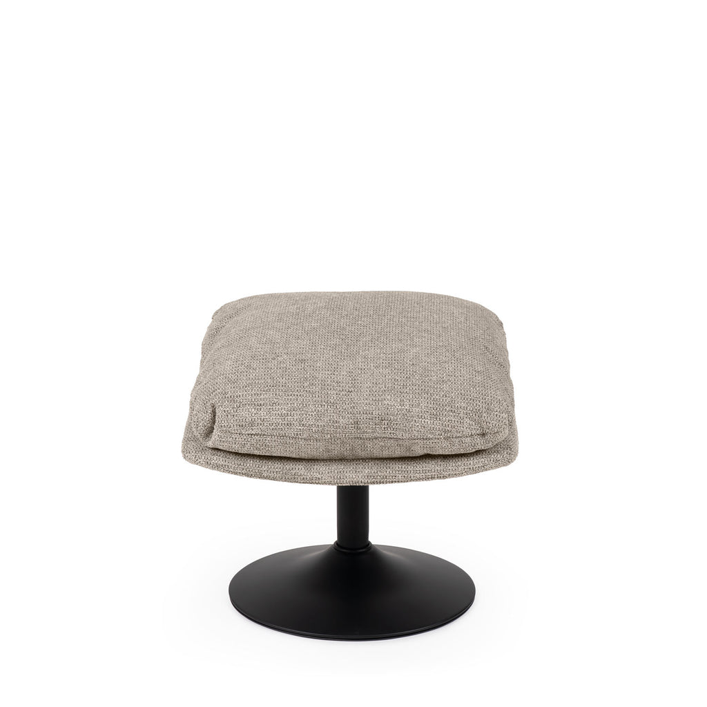 Butaca Indiana con reposapiés Taupe