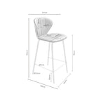 Taburete William Marron