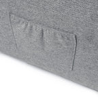 Sillón relax Kasumi gris claro con elevador