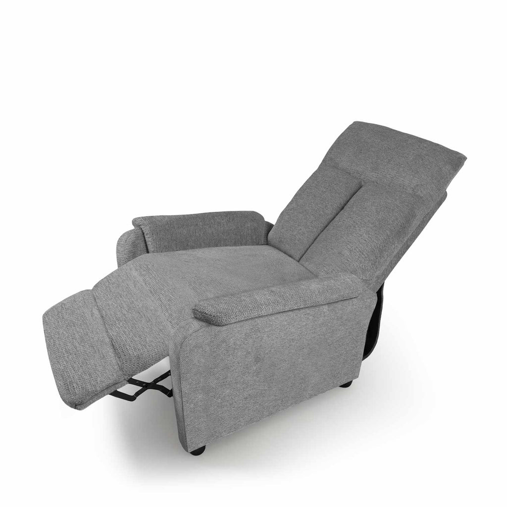 Sillón relax Kasumi gris oscuro manual