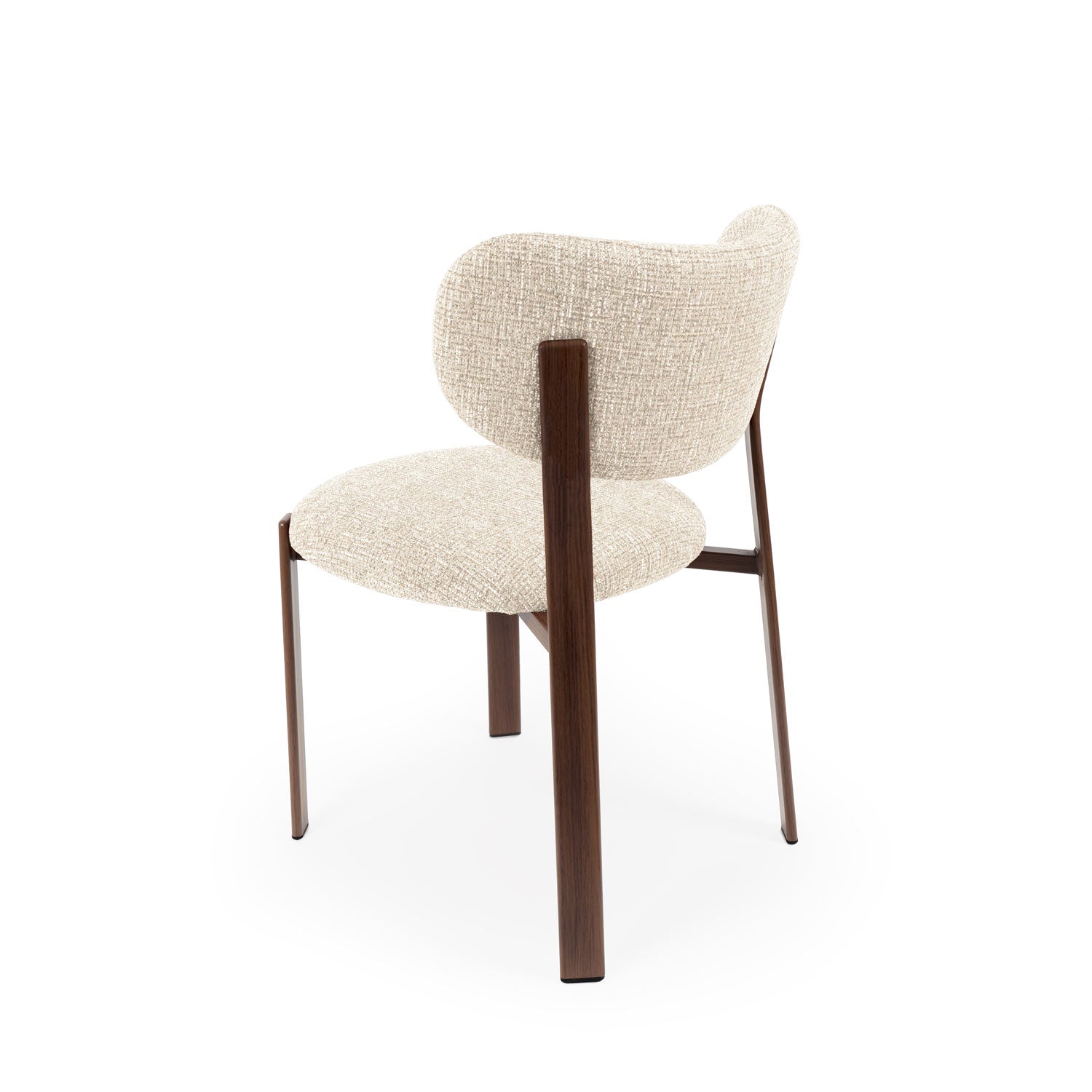 Silla Rumi Beige Nogal - vista 3