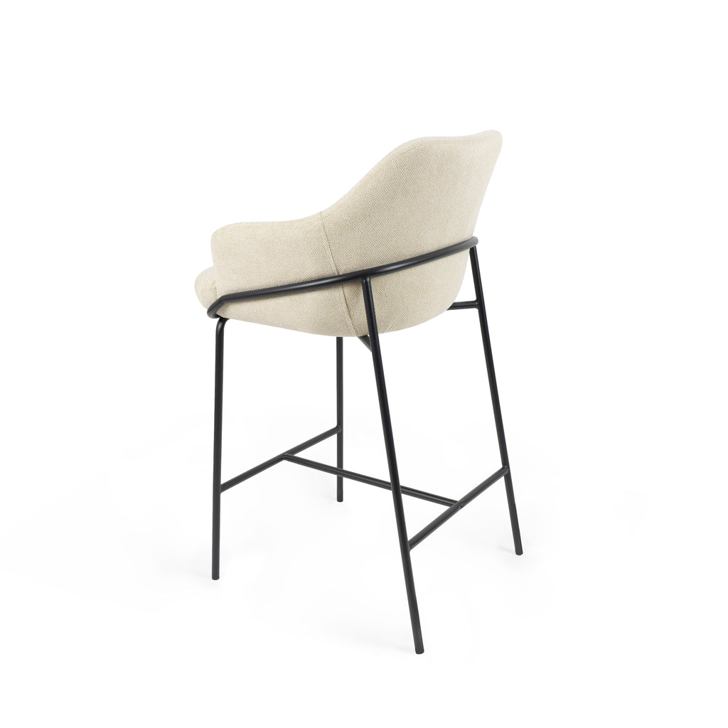 Taburete Thomas - Negra / Beige