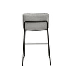 Taburete Brandon - Gris / Pata Negra