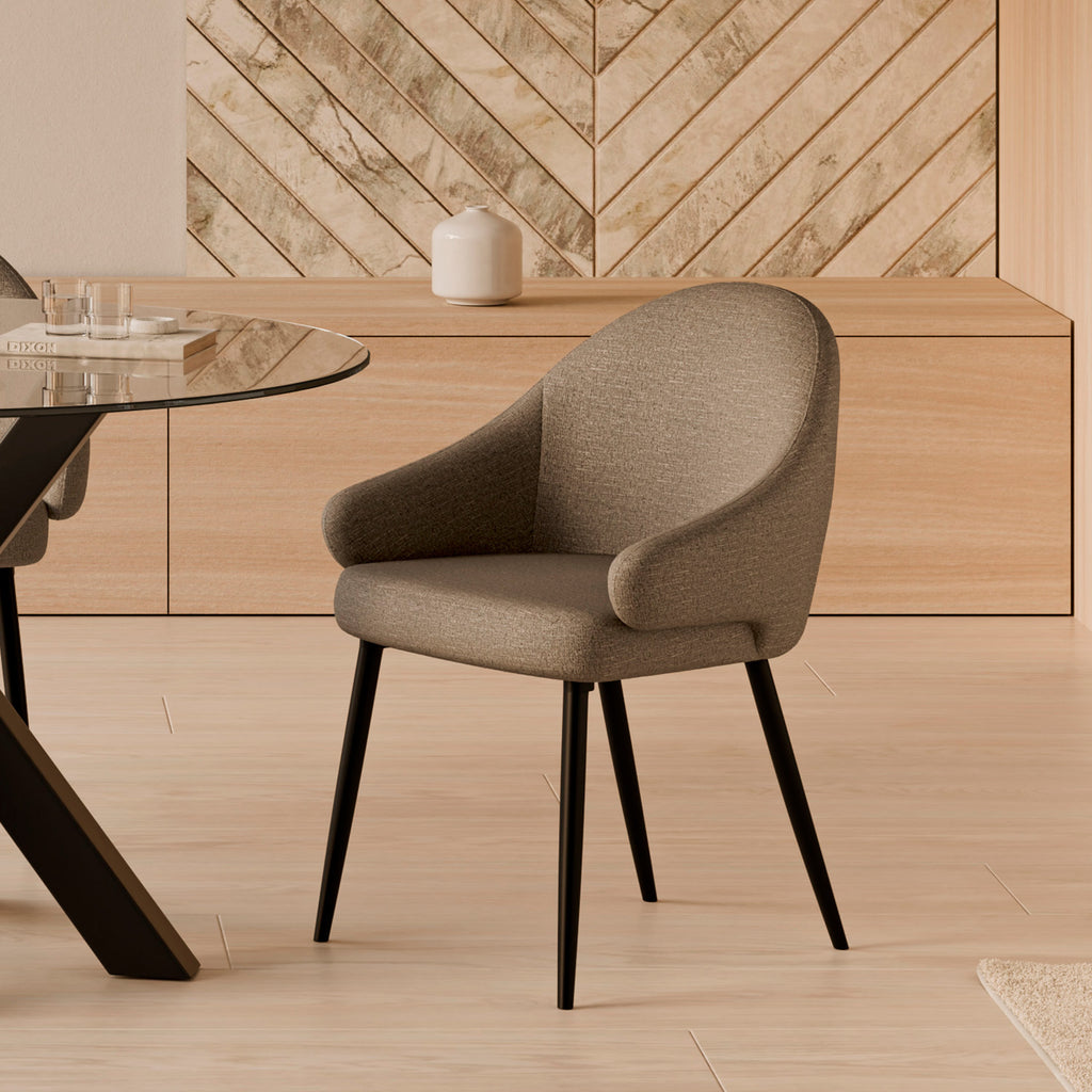 Silla Mira Taupe - vista 2