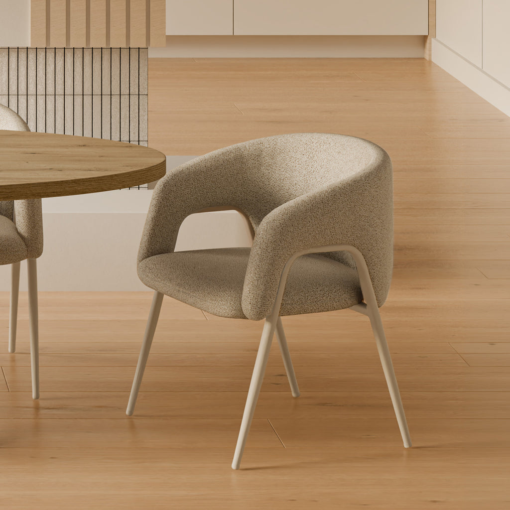 Silla Anneli Pata Beige foto 2