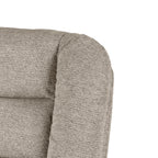 Butaca Indiana con reposapiés Taupe