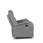 Sillón relax Kasumi gris oscuro eléctrico