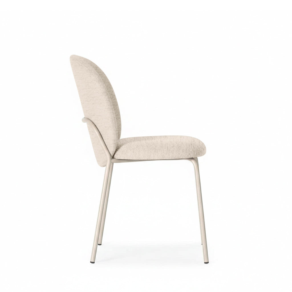 Silla Riona Pata Beige Beige