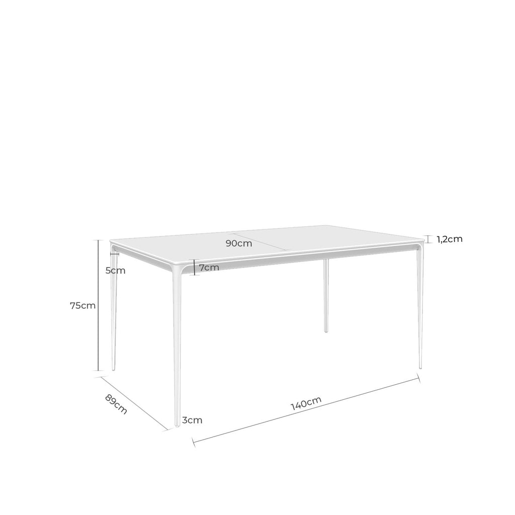 Mesa Arya medidas