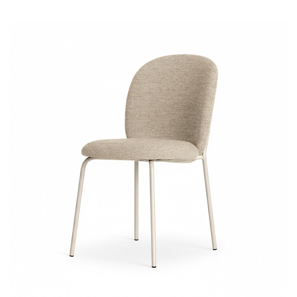 Silla Riona Pata Beige Taupe