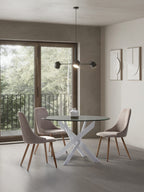 Mesa de comedor Trevelez 120 cm - Blanco