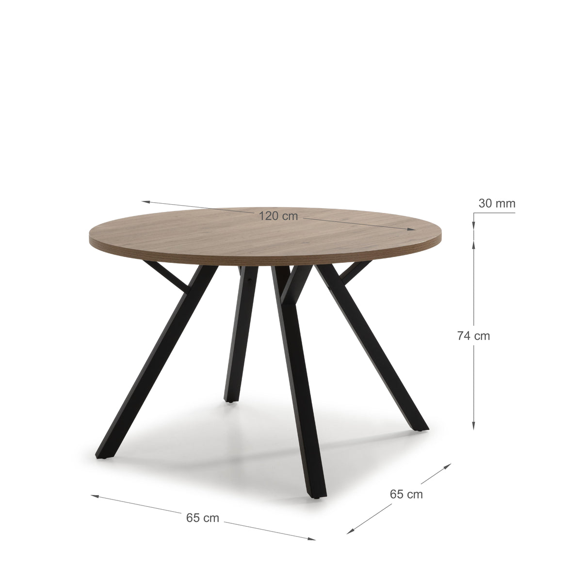 Mesa de Comedor Beni 120 cm - Natural