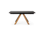 Mesa de Comedor Extensible Azur 160/240 cm - Cerámica Negra