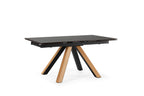 Mesa de Comedor Extensible Azur 160/240 cm - Cerámica Negra