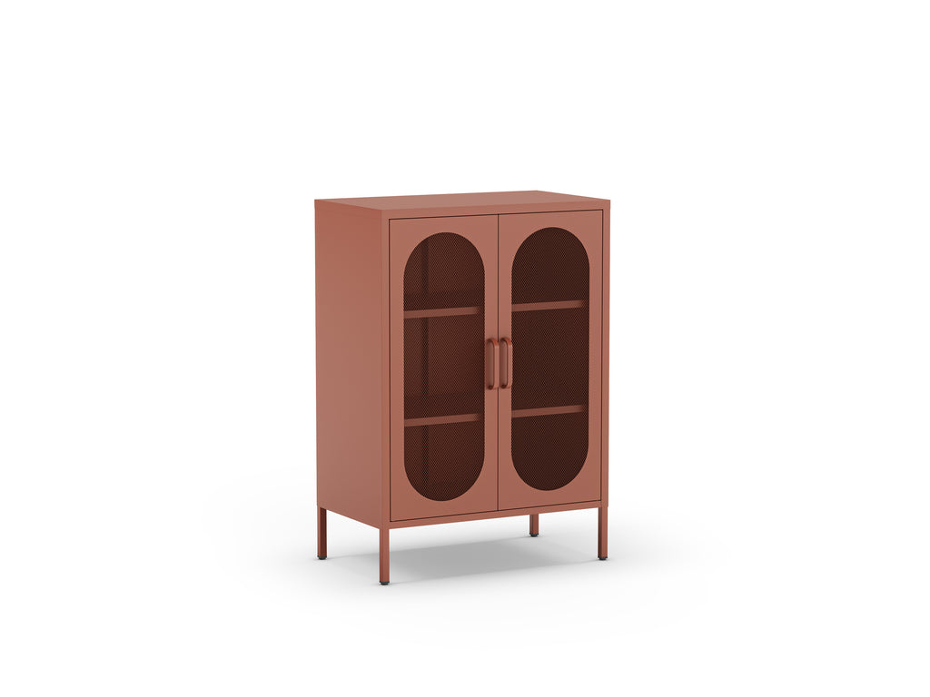 Mueble Auxiliar Bajo Diora 2 Puertas - Terracota