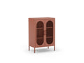 Mueble Auxiliar Bajo Diora 2 Puertas - Terracota