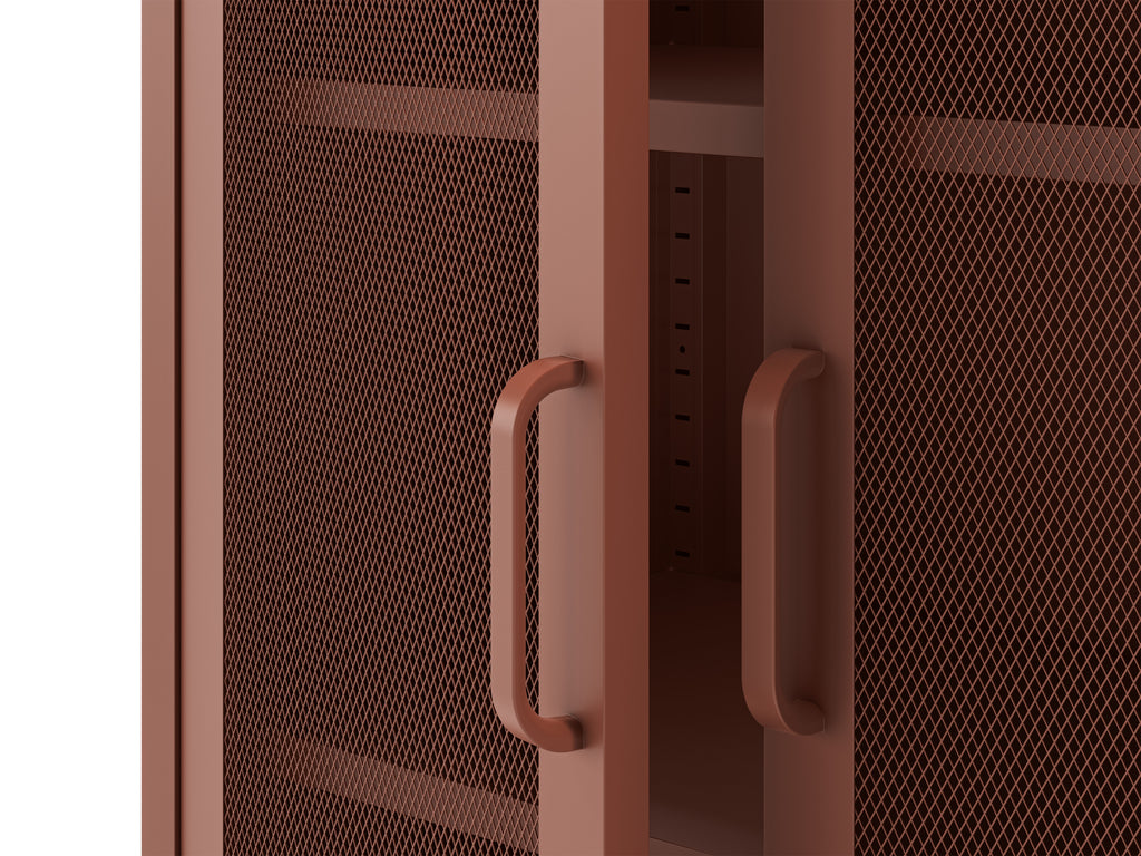 Mueble Auxiliar Bajo Diora 2 Puertas - Terracota