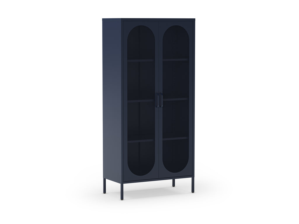 Mueble Auxiliar Alto Diora 2 Puertas - Azul