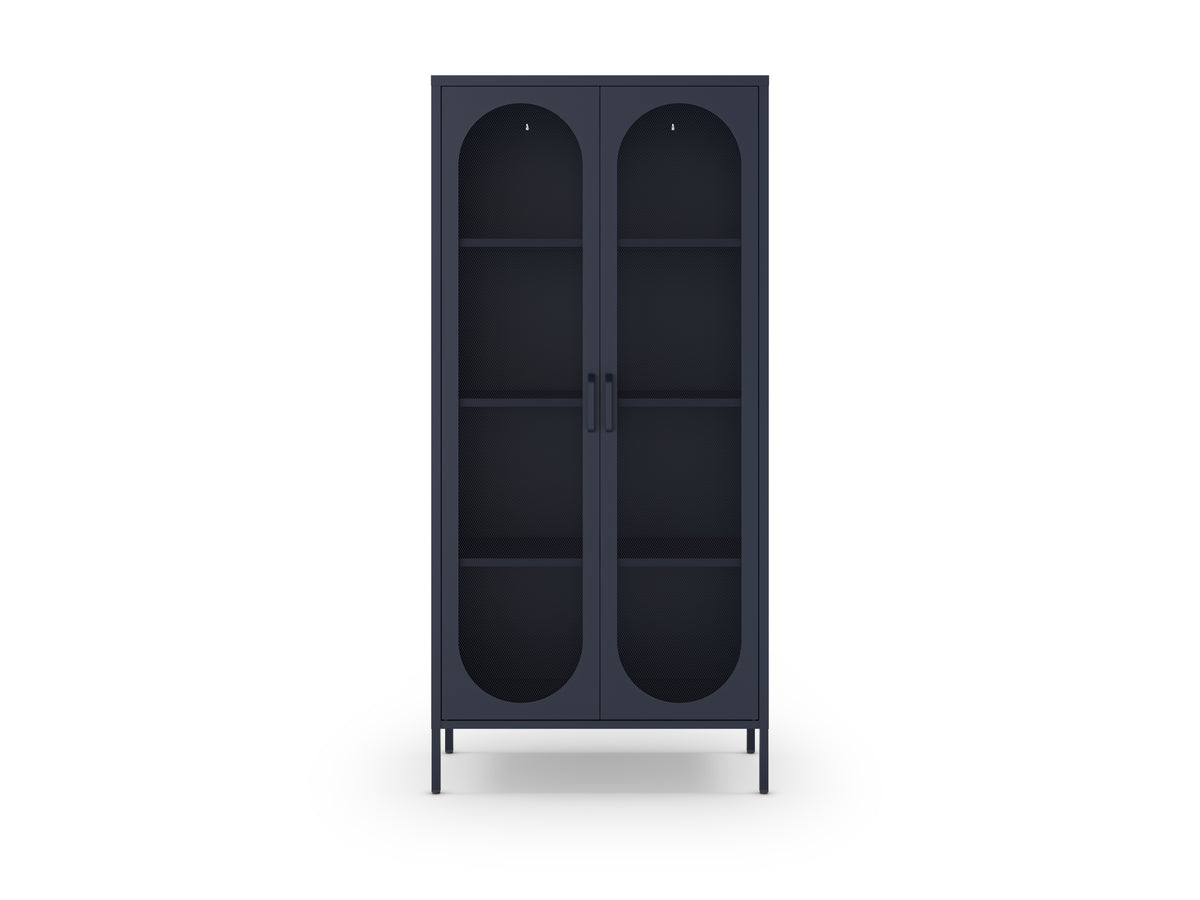 Mueble Auxiliar Alto Diora 2 Puertas - Azul