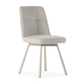 Pack 4 Sillas Giratorias Tirsa - Crema / Pata Crema