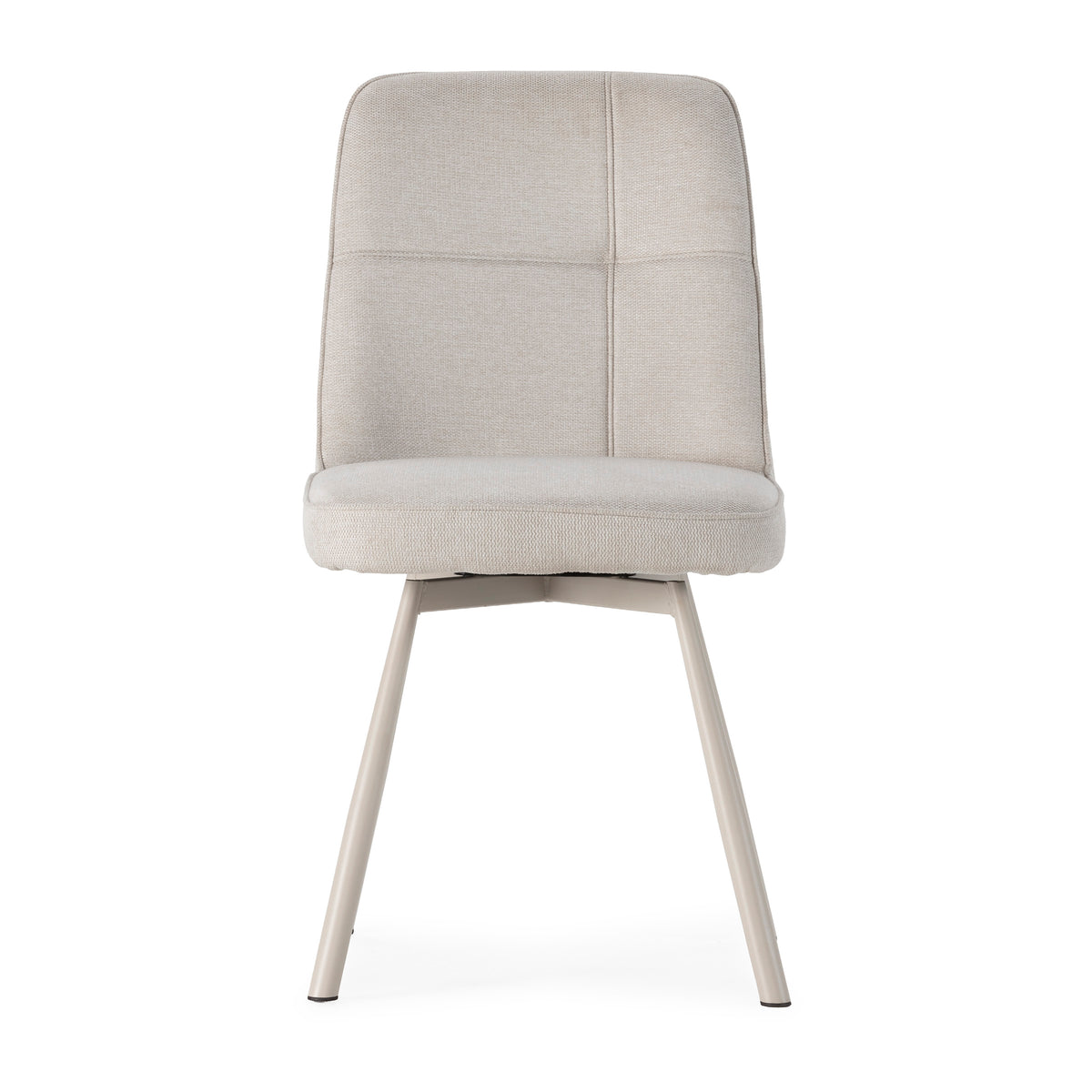 Pack 4 Sillas Giratorias Tirsa - Crema / Pata Crema