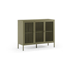 Aparador Fayna 120 cm 3 Puertas - Verde
