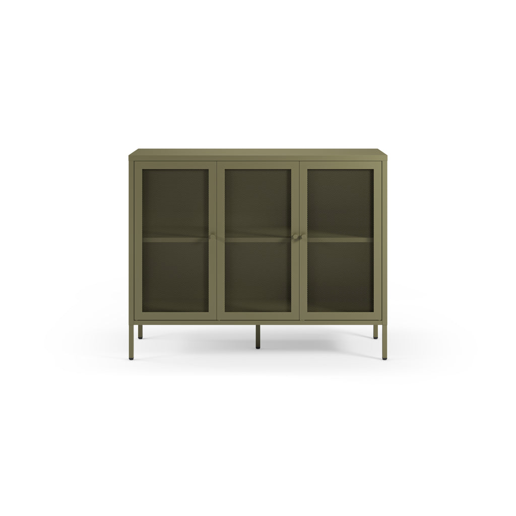 Aparador Fayna 120 cm 3 Puertas - Verde