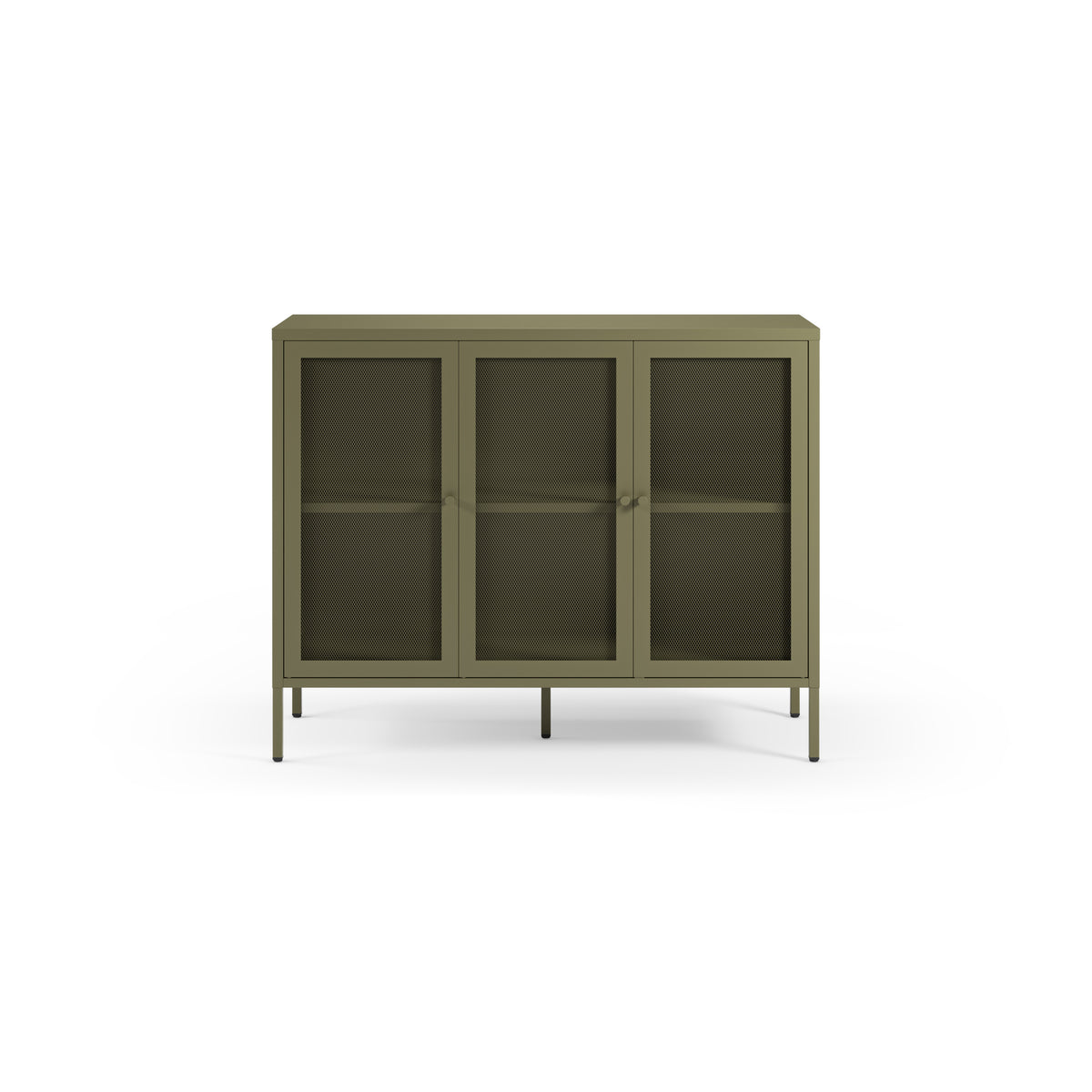 Aparador Fayna 120 cm 3 Puertas - Verde