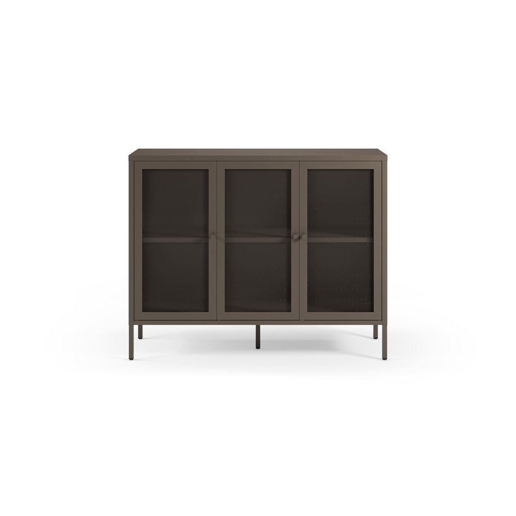 Aparador Fayna 120 cm 3 Puertas - Moca