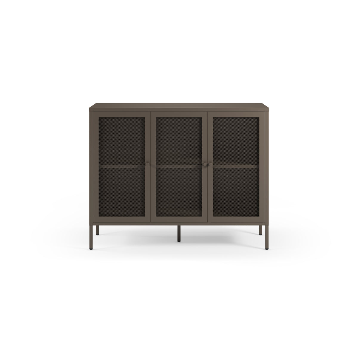 Aparador Fayna 120 cm 3 Puertas - Moca