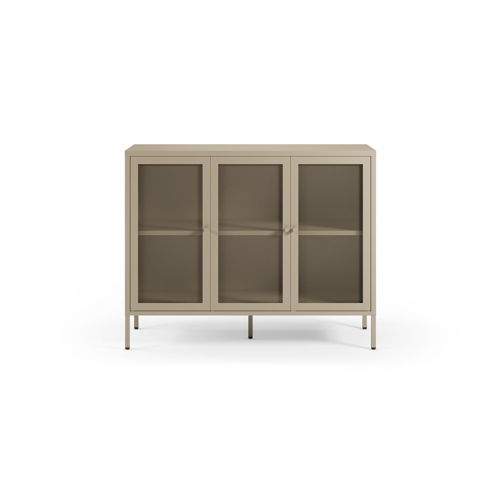 Aparador Fayna 120 cm 3 Puertas - Arena