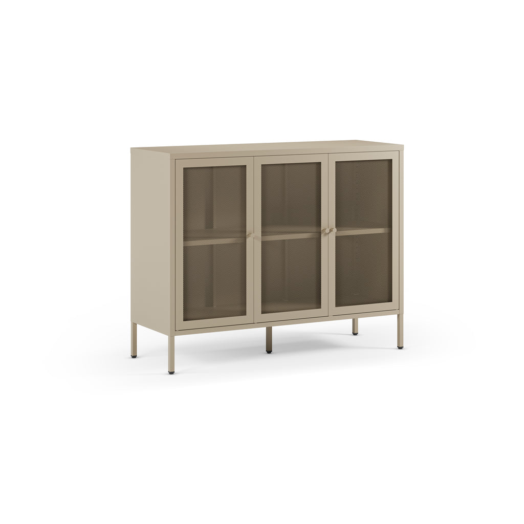Aparador Fayna 120 cm 3 Puertas - Arena