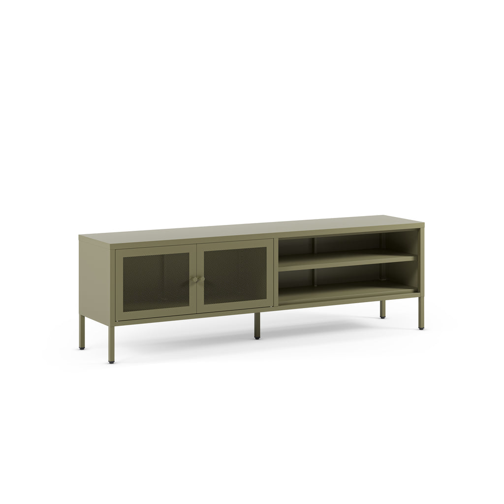 Mueble TV Fayna 160 cm 2 Puertas - Verde