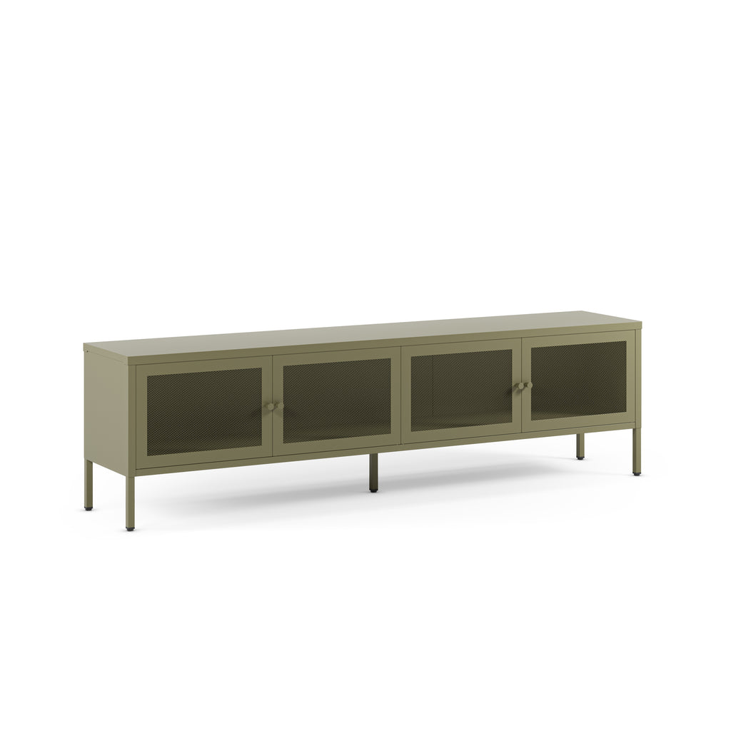 Mueble TV Fayna 160 cm 4 Puertas - Verde