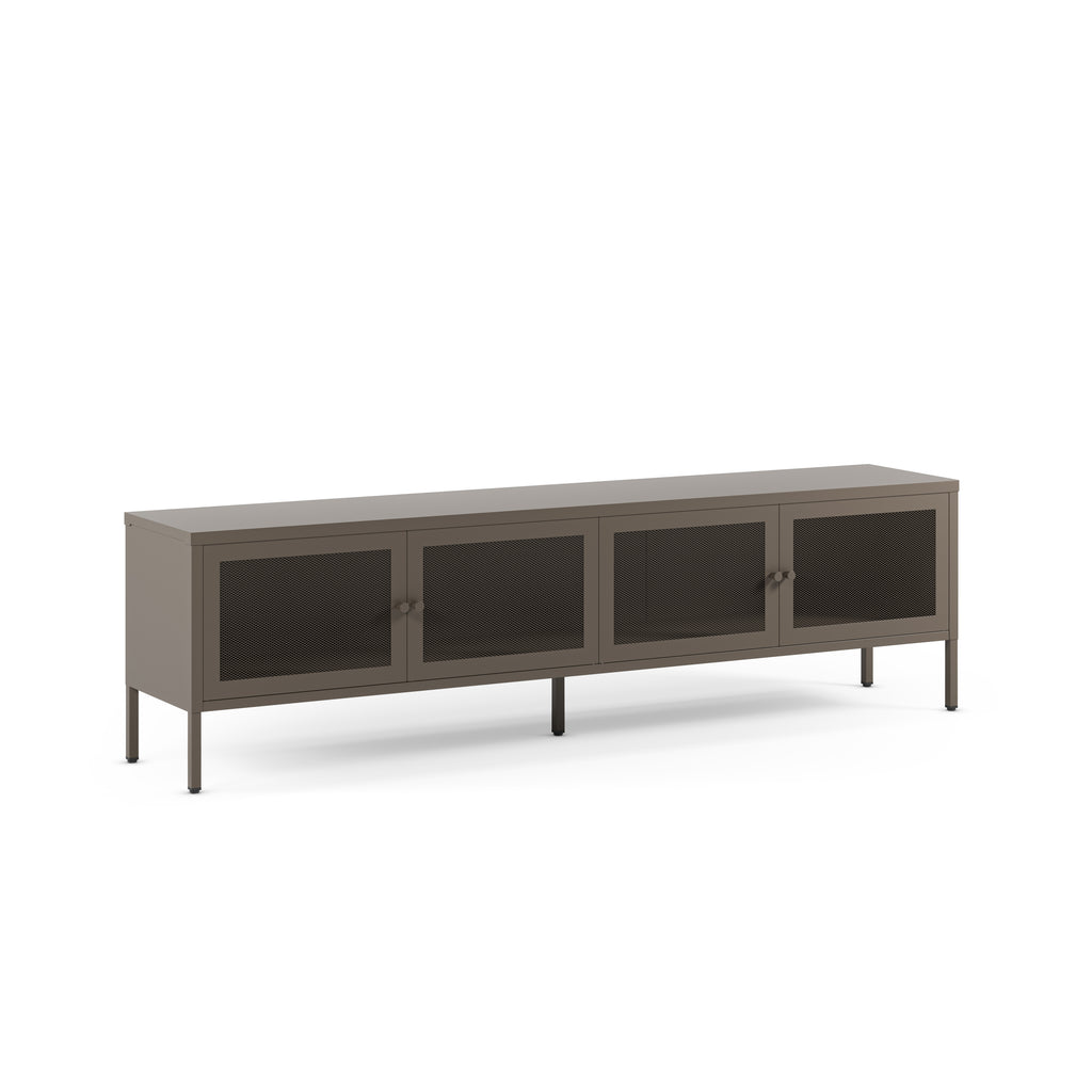 Mueble TV Fayna 160 cm 4 Puertas - Moca