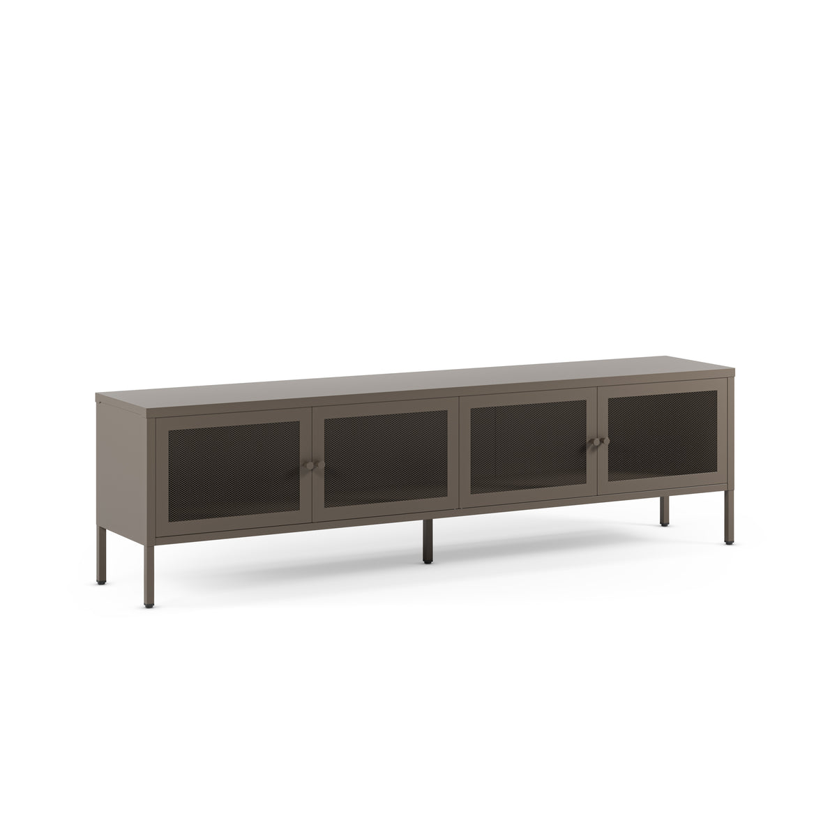 Mueble TV Fayna 160 cm 4 Puertas - Moca