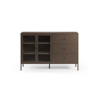 Aparador Layna 140 cm Puerta Cristal - Moca