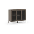 Aparador Layna 120 cm Puerta Cristal - Moca