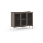 Aparador Layna 120 cm Puerta Cristal - Moca