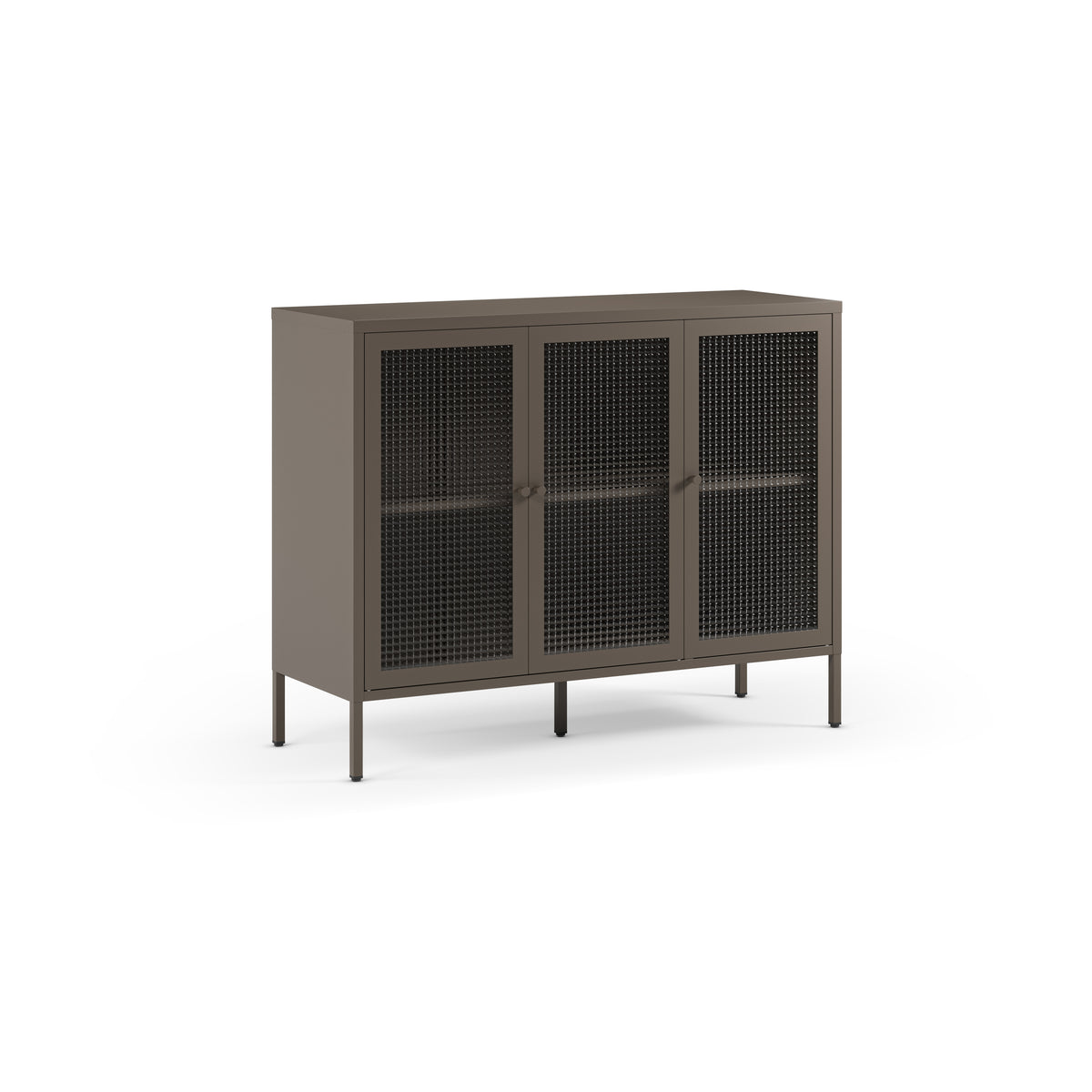 Aparador Layna 120 cm Puerta Cristal - Moca