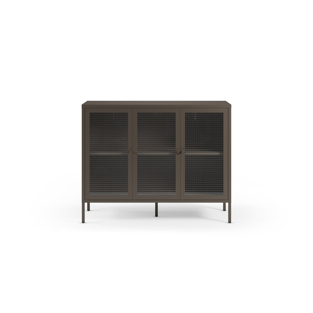 Aparador Layna 120 cm Puerta Cristal - Moca
