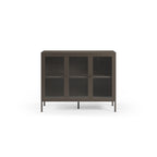 Aparador Layna 120 cm Puerta Cristal - Moca