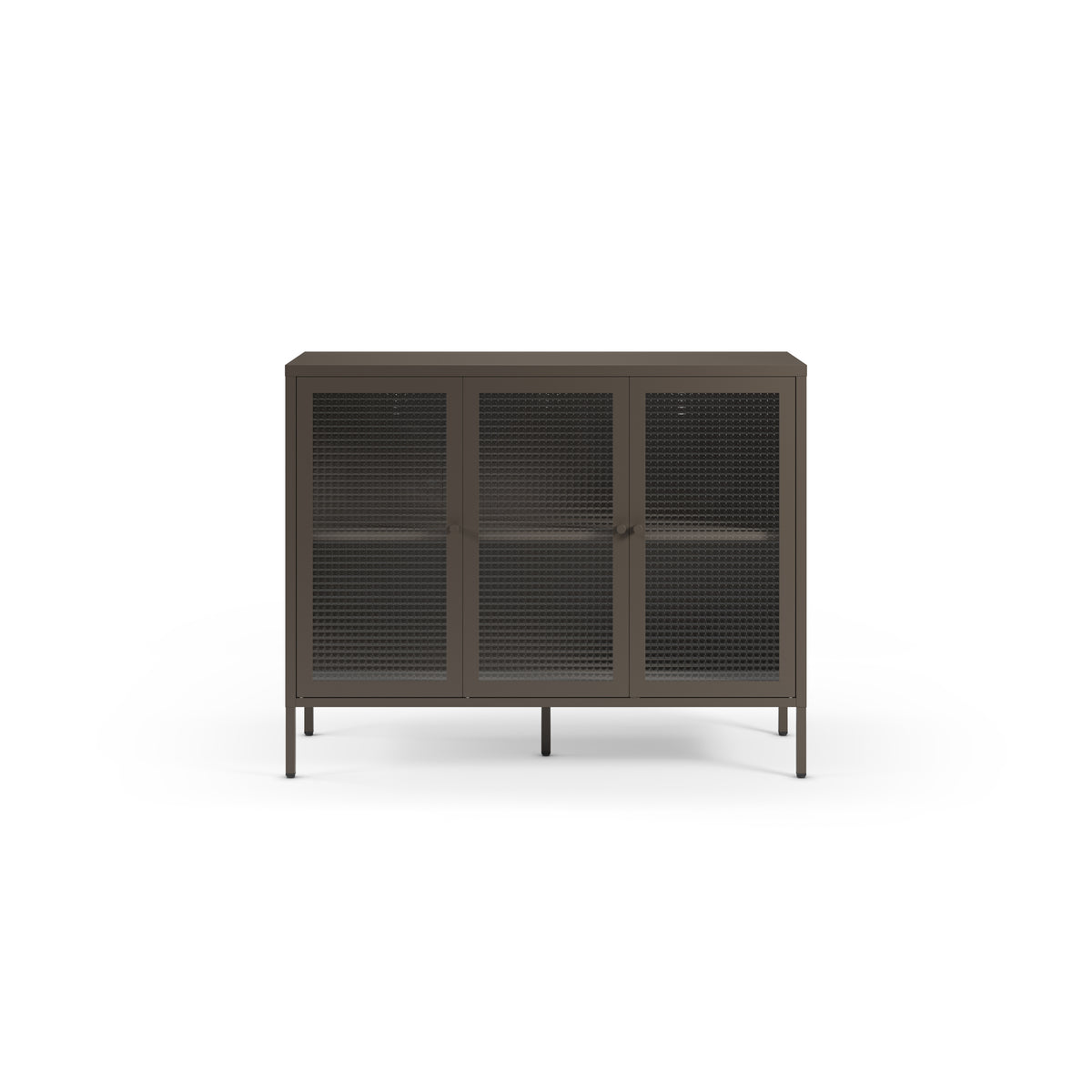Aparador Layna 120 cm Puerta Cristal - Moca