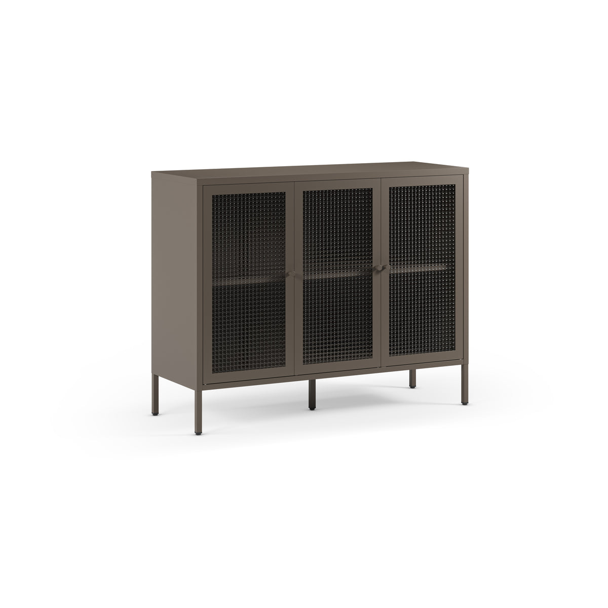 Aparador Layna 120 cm Puerta Cristal - Moca